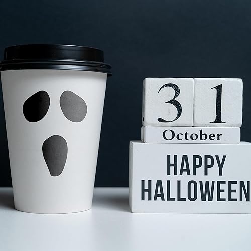 Miniatura 7 de Paquete de 100 tazas de café de papel de 16 onzas, vasos desechables para bebidas calientes con tapas para bebidas calientes (16 onzas con tapas y