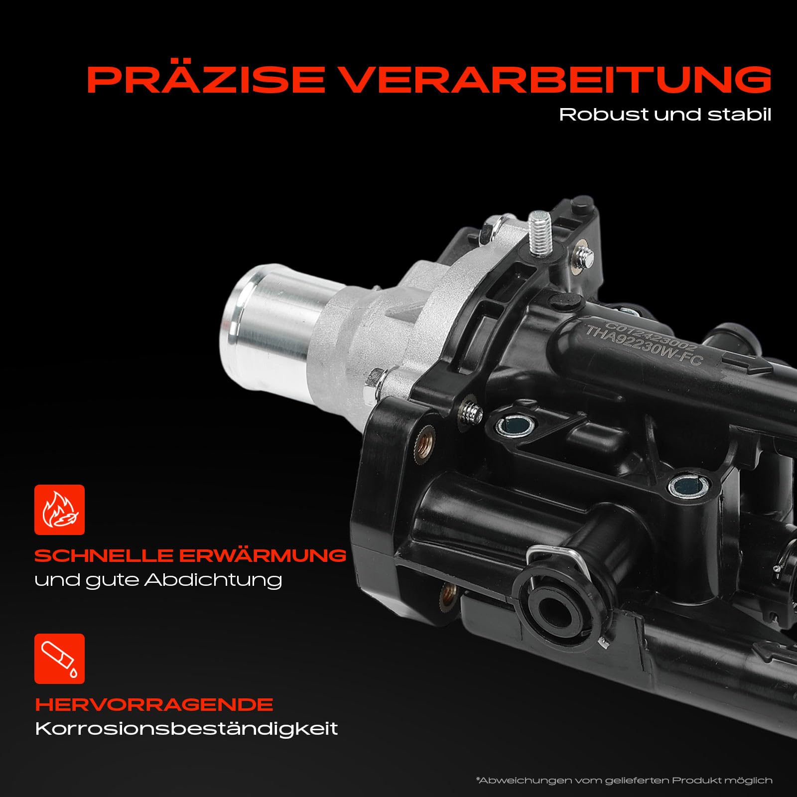 1x Thermostat Gehäuse Housing Für Chevrolet Cruze J300 Opel Astra J