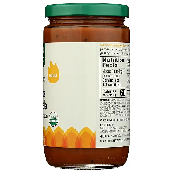 Organic Tikka Masala Sauce, 12 Ounce 5