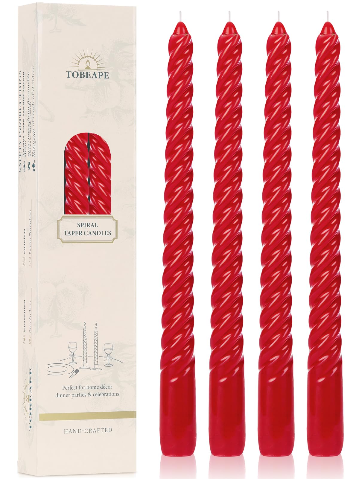 Tobeape Spitzkerzen Stabkerzen
