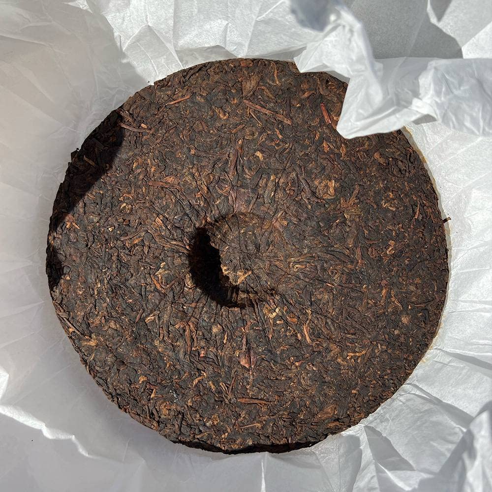 Tea Soul Herbata Puer Shu (gotowana) Menghai Gold Bud Cake 2021 357gr
