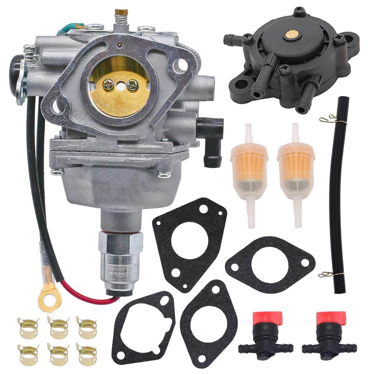 Cylinman 24-853-169-S Carburetor Fit for Kohler CV23 CV640 CV680 Engine Carb 24-853-169-S 32-853-12s Carb With Fuel Pump