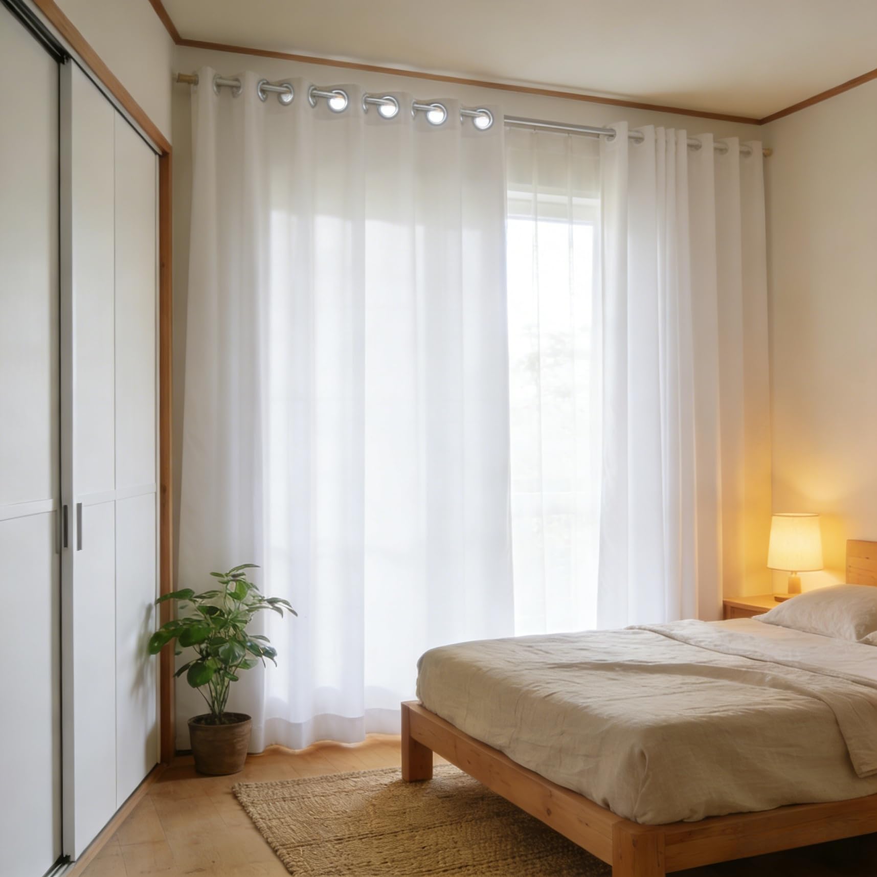 Rideau anti froid 130 x 270 cm pour isoler les fenêtres de la chambre du froid