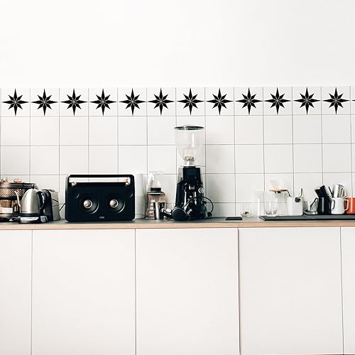 Miniatura 2 de Calcomanías octogonales para azulejos de pared para transformar paredes, salpicaduras, cocina, baño, decoración del hogar (16 unidades, 3.2 x 3.2