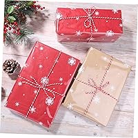 Vista 7 de TOYANDONA Rollo de papel de embalaje de celofán transparente de copo de nieve blanco de 3 m80 cm para ramo de flores de Navidad, cesta de embalaje