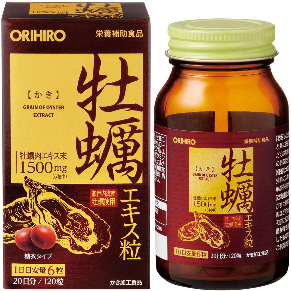 Amazon | オリヒロ 牡蛎エキス粒 120粒 | ORIHIRO(オリヒロ) | 亜鉛