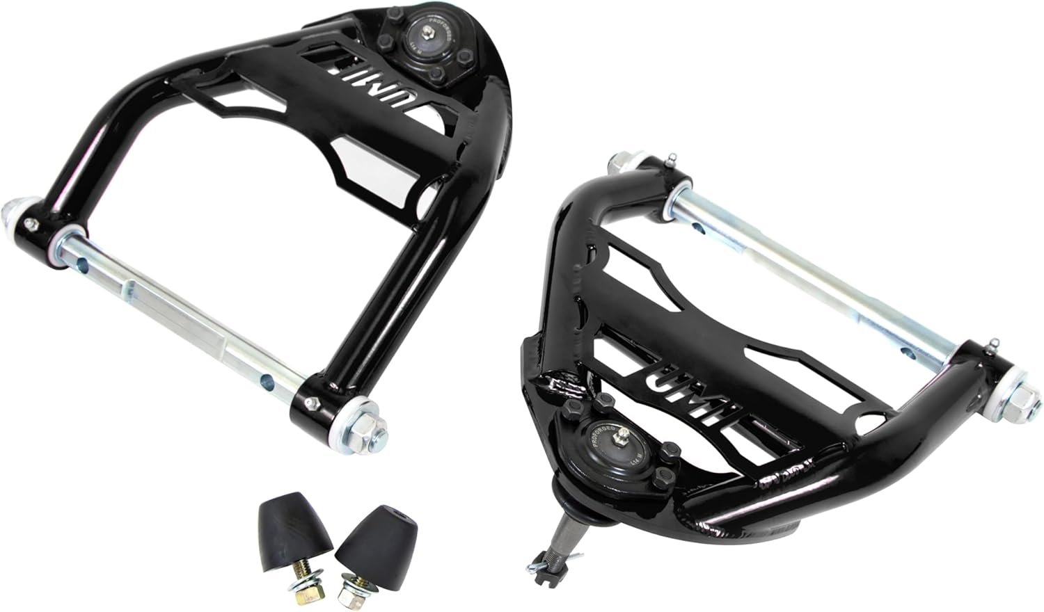UMI 64-72 GM A-Body Upper Front Control Arm Kit 1/2" Taller Ball Joint Black