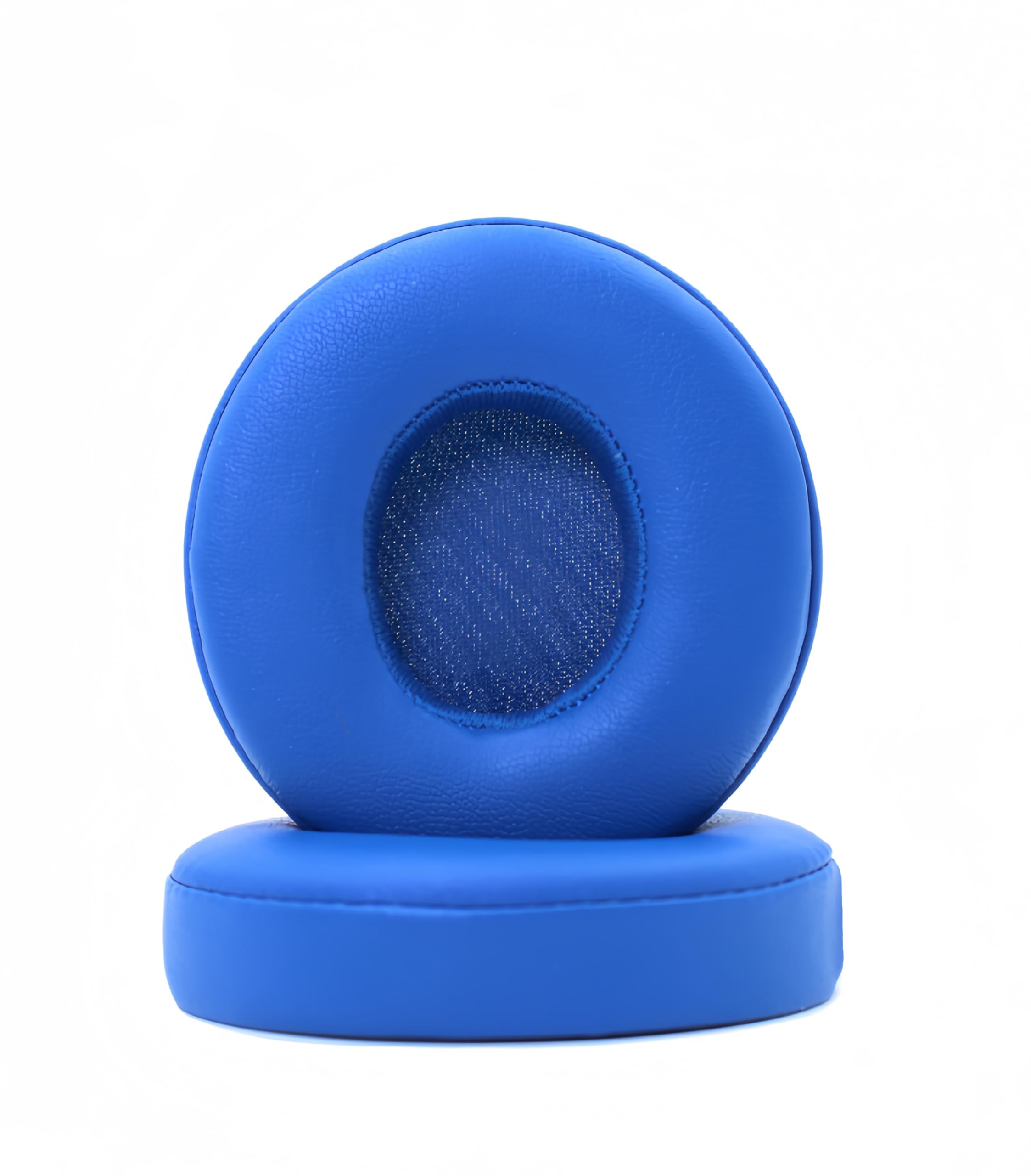 Replacement Ear Pads Compatible with Beats Solo 2.0 Solo 3.0 Wireless Headphones Soft Comfort Protein Leather Memory Foam Resilient（Blue）