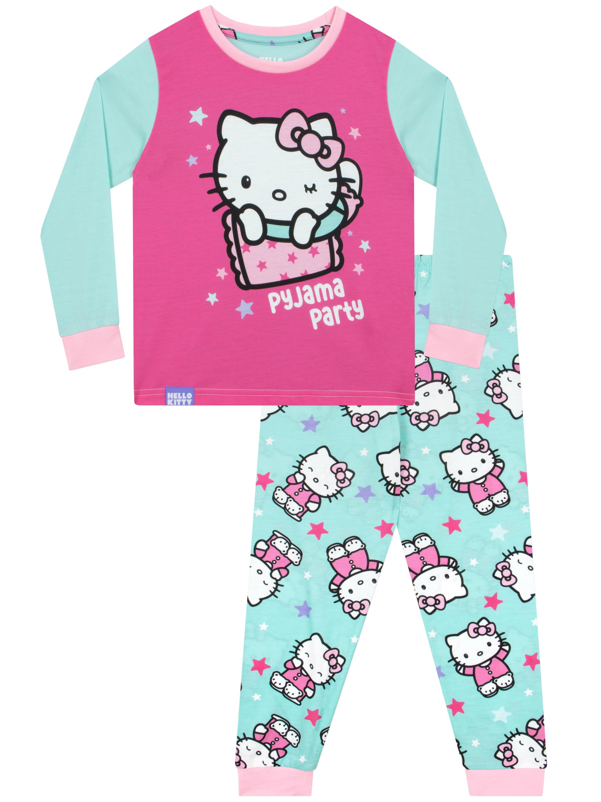 Hello Kitty Pigiama Bambina | Pigiama Ragazza | Pigiami Bambina | Rosa età 4-5 Anni