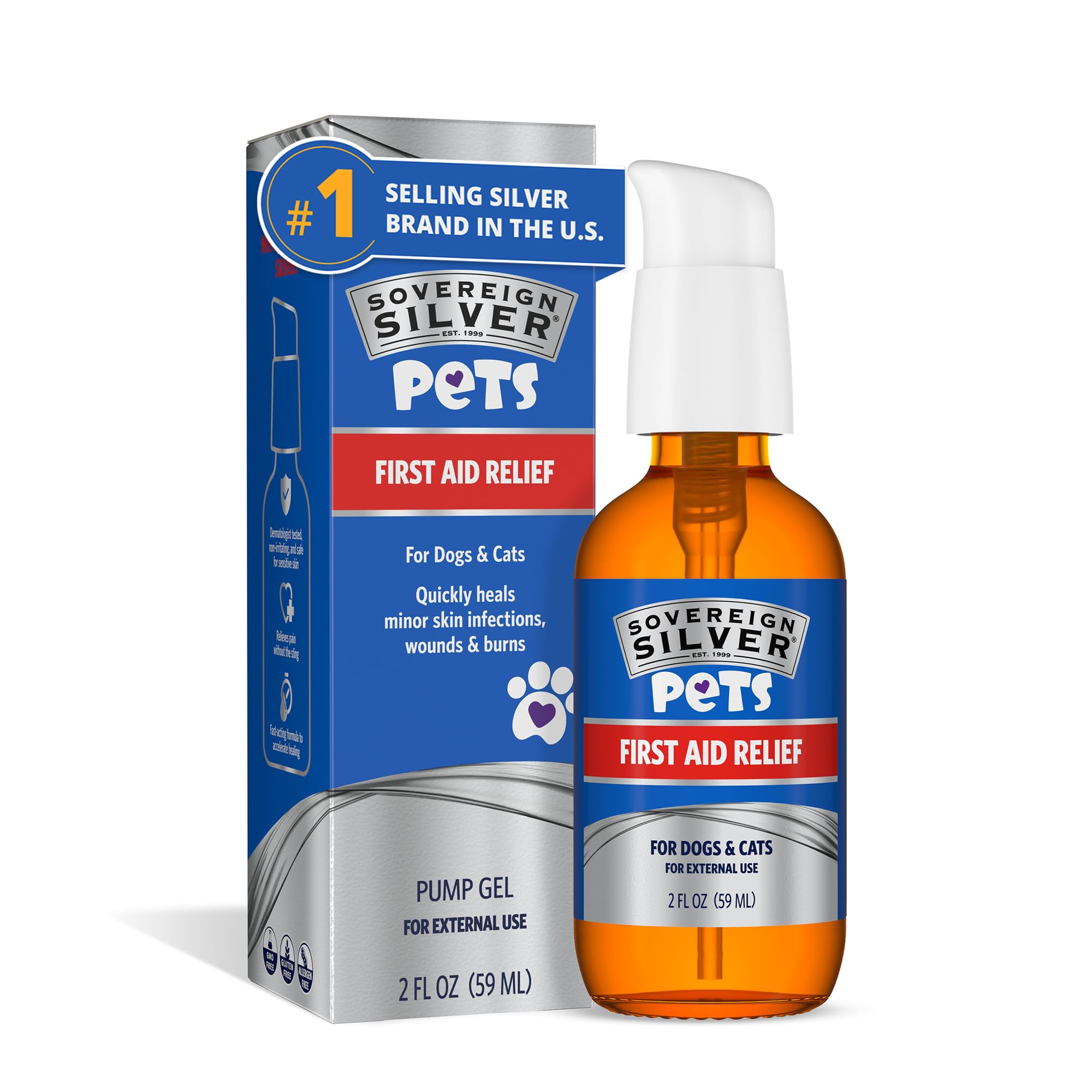Amazon.com : Sovereign Silver Pets, First Aid Gel, Argentum