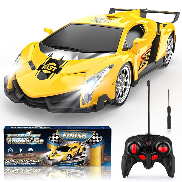 Coche Teledirigido para Niños Escala 1/18 Coches de Carreras Alta Velocidad