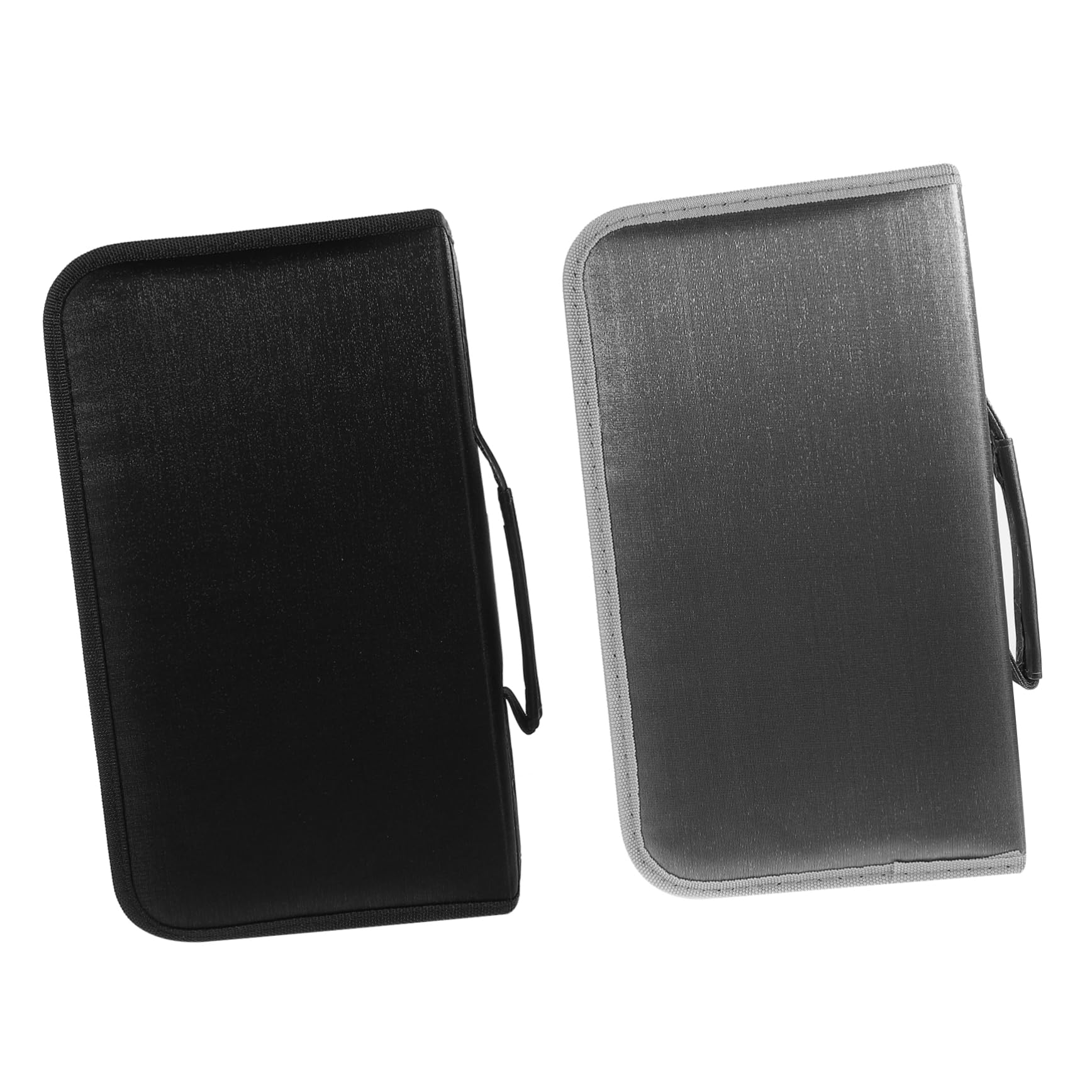 Porta CD Rigido Mercerizzato 128 Dischi 2pezzi Custodia Protettiva per Dvd e CD Musicali