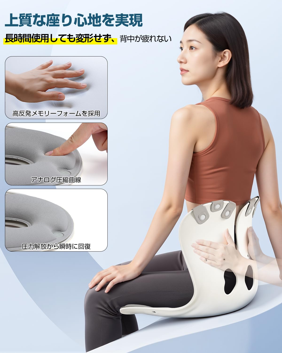 Amazon.co.jp: 【理学療法士推薦】KOJIHOMU 姿勢矯正 椅子 骨盤矯正 