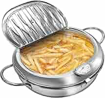 調理器具 YUKI Amazon.com: Deep Fryer Pot, 4.4Qt /11 Inch Japanese Style