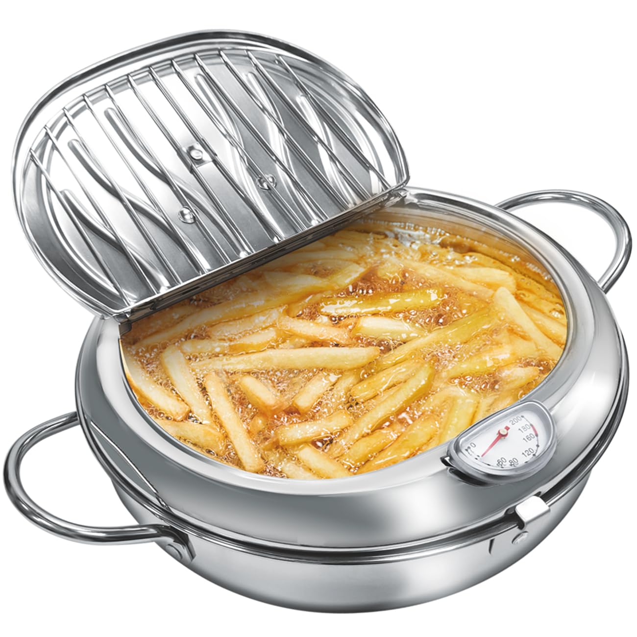 調理器具 D.no Amazon.com: Deep Fryer Pot, 4.4Qt /11 Inch Japanese Style