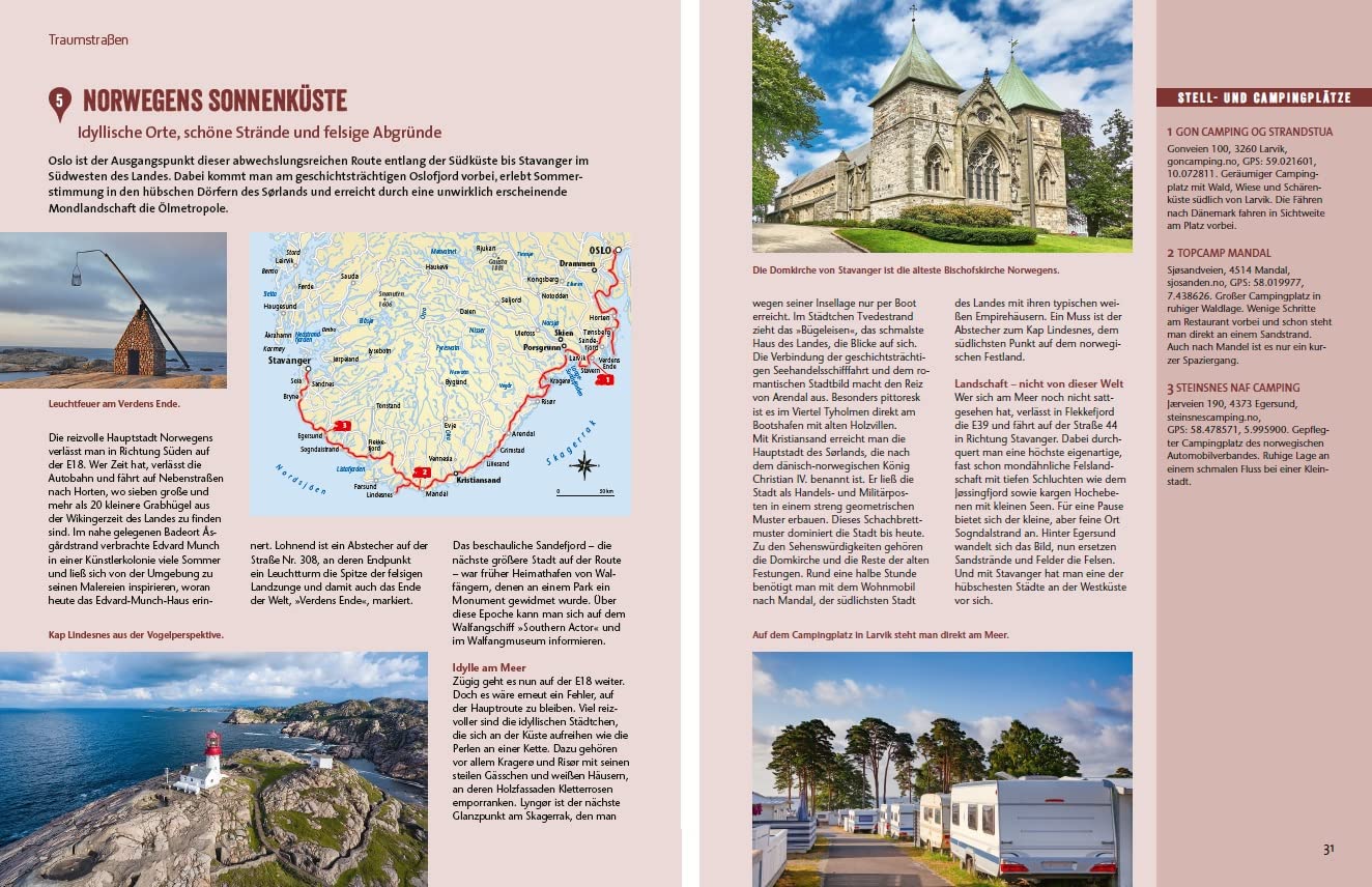 Wohnmobil-Reiseführer – Das Wohnmobil Reisebuch Skandinavien: Die schönsten Wohnmobilrouten und Campingziele entdecken. Highlights, Traumrouten und Aktivitäten.