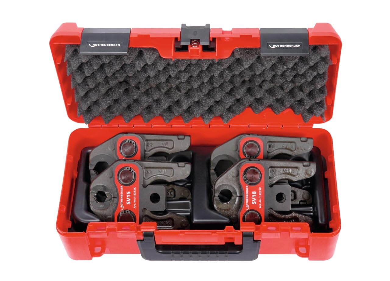 Rothenberger 015060X Standard Press Jaw Set, SV15-18-22-28mm