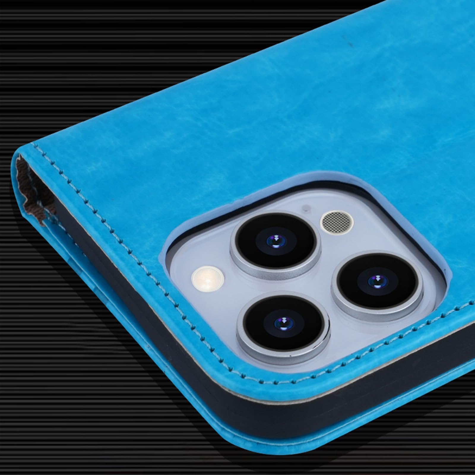 Skórzane etui na iPhone'a 16/16 Pro/16 Plus/16 Pro Max, portfel w minimalistycznym stylu, magnetyczne etui z klapką, etui na telefon komórkowy, 16, czerwone