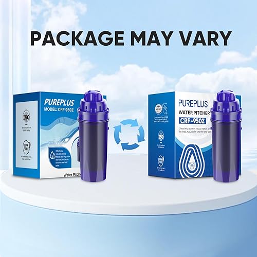 Miniatura 3 de PUREPLUS Filtro de agua de repuesto para jarra CRF950Z para Pur PPF900Z, PPF951K, PPT700W, CR-1100C, DS-1800Z, CR-6000C, PPT711W, PPT711, PPT710W,