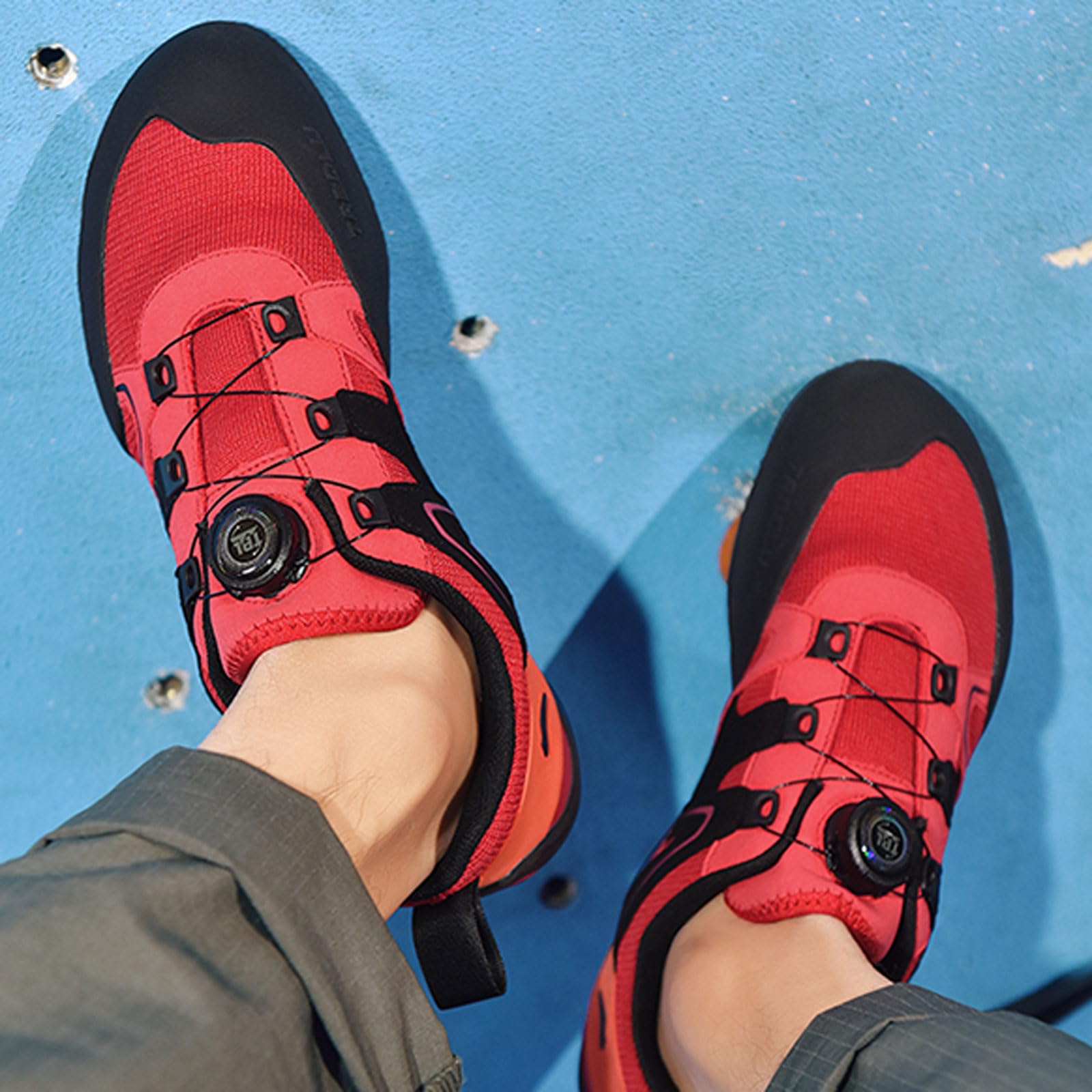 Scarpe da Arrampicata,Scarpette da Arrampicata,Scarpe da Arrampicata Gomma Antiscivolo Uomo,Scarpe Arrampicata Donna,Traspirante,Comode,per l'Arrampicata Indoor e Outdoor