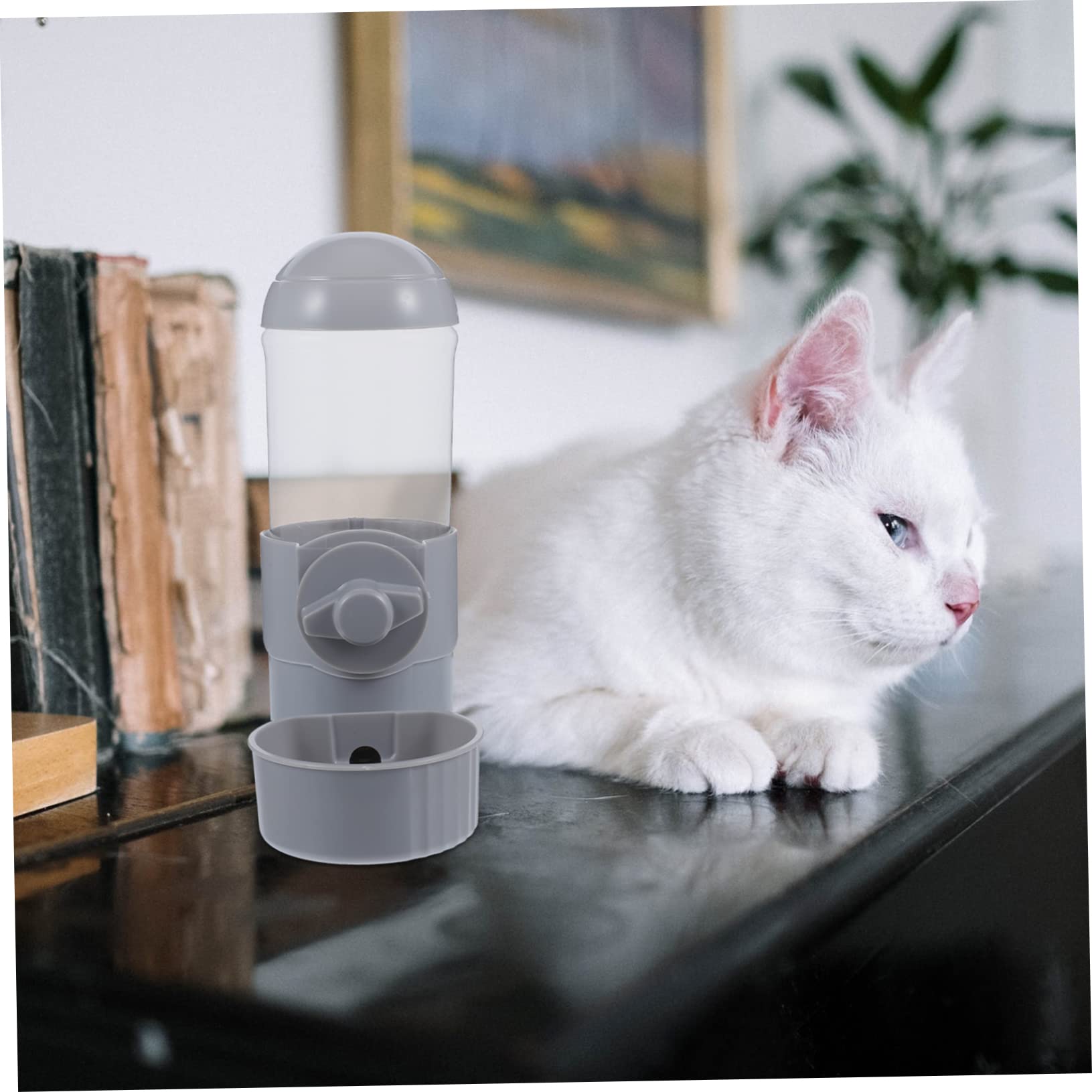 Sosoport Hanging Automatic Dog Water Feeder Puppy Water Bottle Capacity Easy Installation for Pets Prevents Spills for Home Use Convenient Hydration