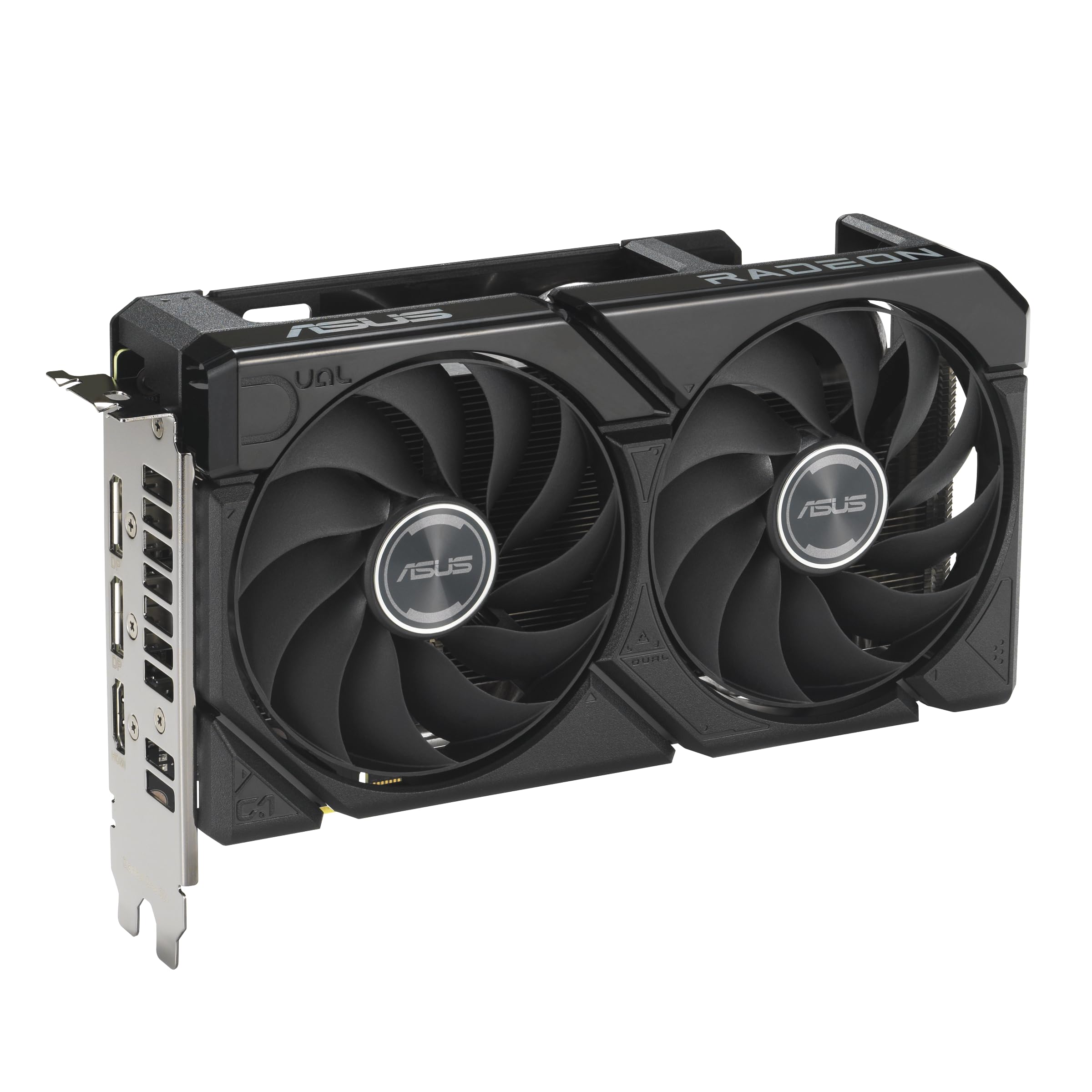 ASUS Dual Radeon RX 9060 XT 16GB GDDR6 Grafikkarte (PCIe 5.0, HDMI 2.1b, DisplayPort 2.1a, 2.5-Slot Design, Axial-Tech-Lüfterdesign, 0dB-Technologie und mehr)