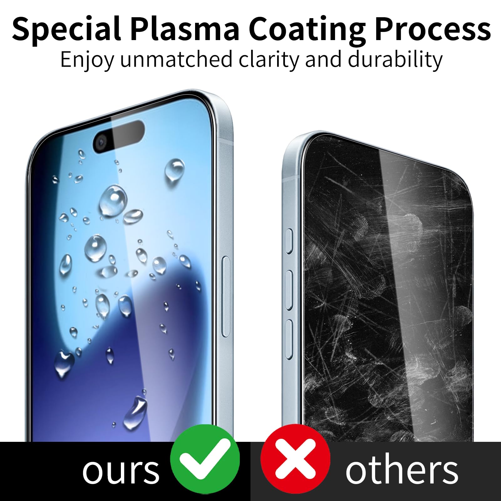 3+3 szt. do iPhone'a 17 Air osłona ekranu + osłona obiektywu aparatu (z ramką instalacyjną, odporna na zarysowania folia ze szkła hartowanego, ochrona przed upadkiem, przezroczysta HD, łatwa