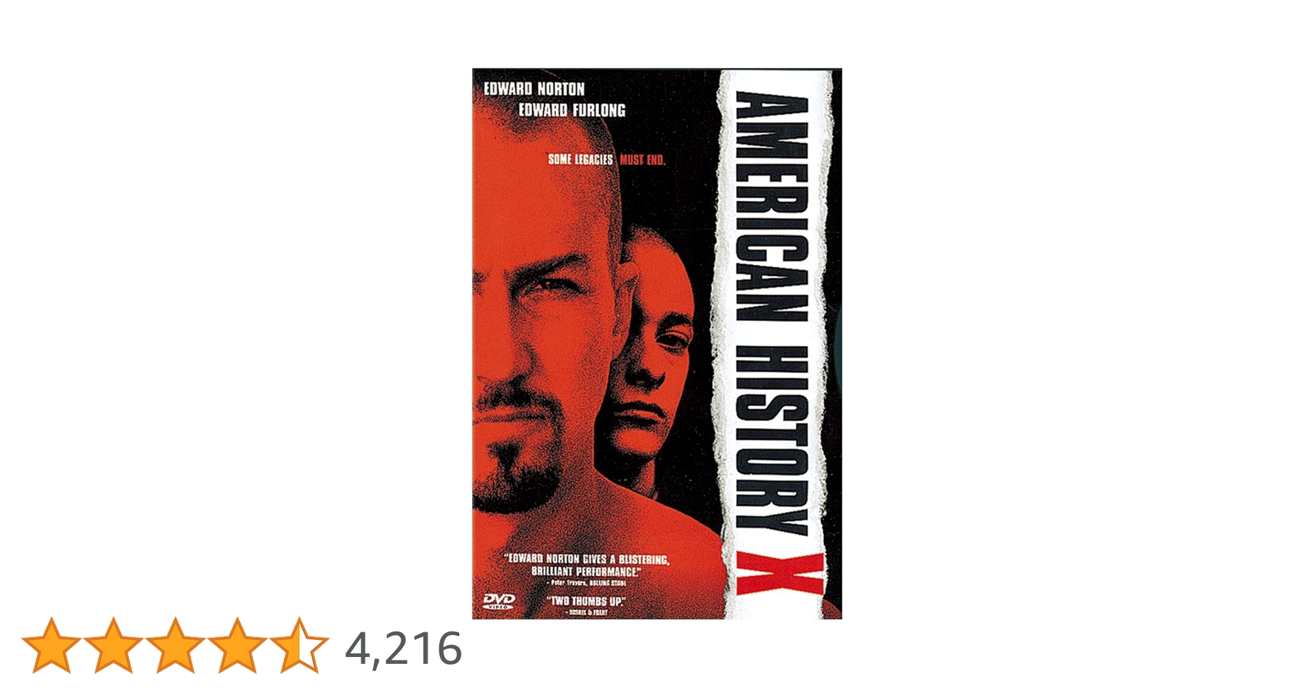 Amazon.co.jp: アメリカン・ヒストリーX [DVD] : エドワード