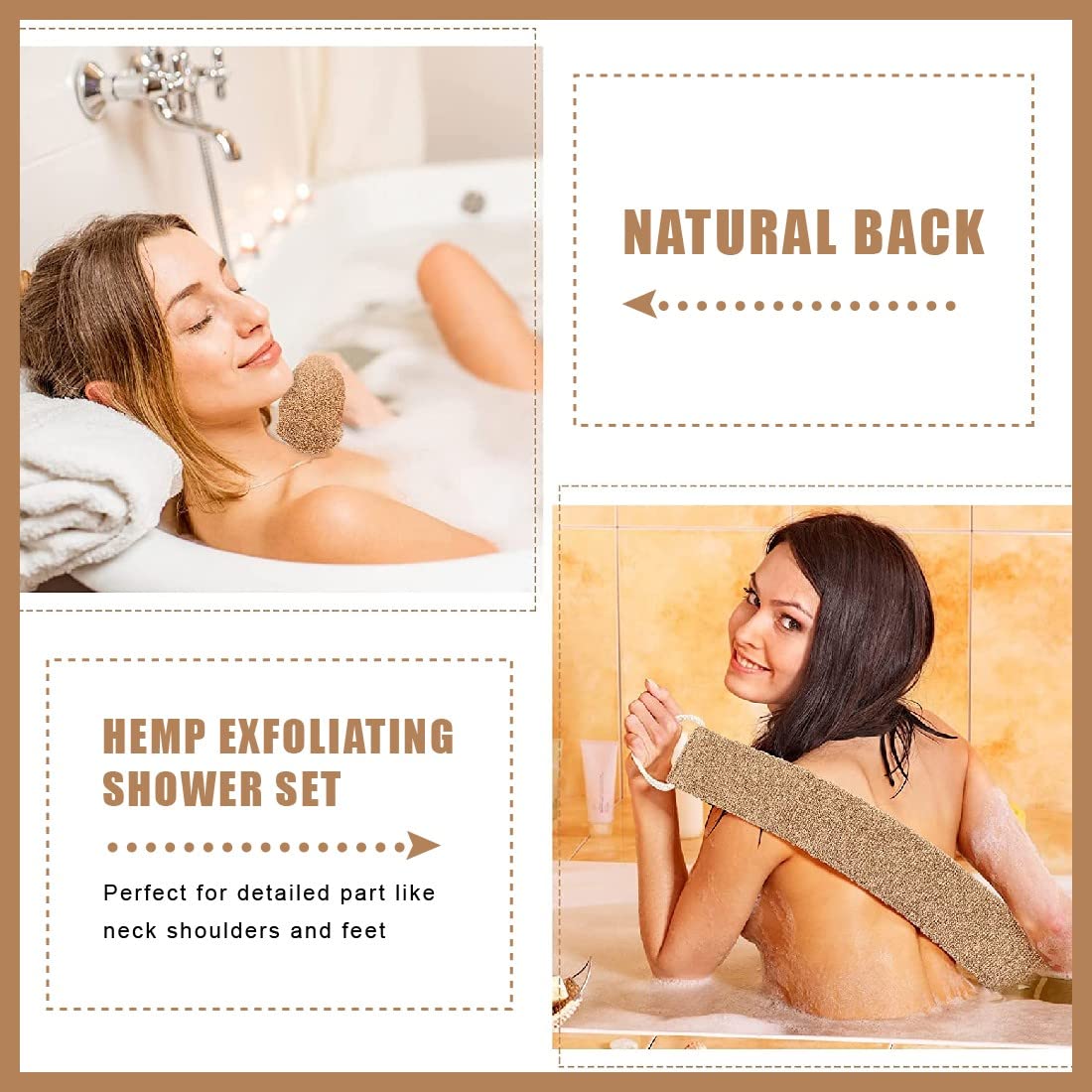 Gant De Massage Double Face Aloès/Éponge - Réf BAB4018, Neuf