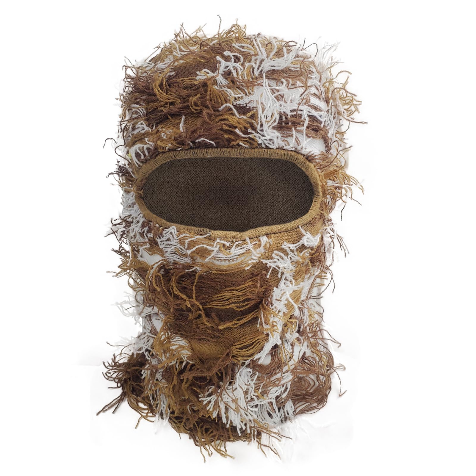 Ezovino Distressed Balaclava Ski Mask, Knitted Full Face Mask for Men/Women