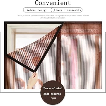 Amazon.com: ZXCC Magnetic Screen Door,self Closing Mesh Curtain