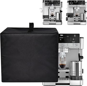 Espresso Machine Cover for Ninja Espresso Maker Heavy Duty Waterproof Protective Coffee Maker Cover Compatible with Ninja Espresso Machine Luxe Cafe Premier Series ES601, Coffee Maker Lid