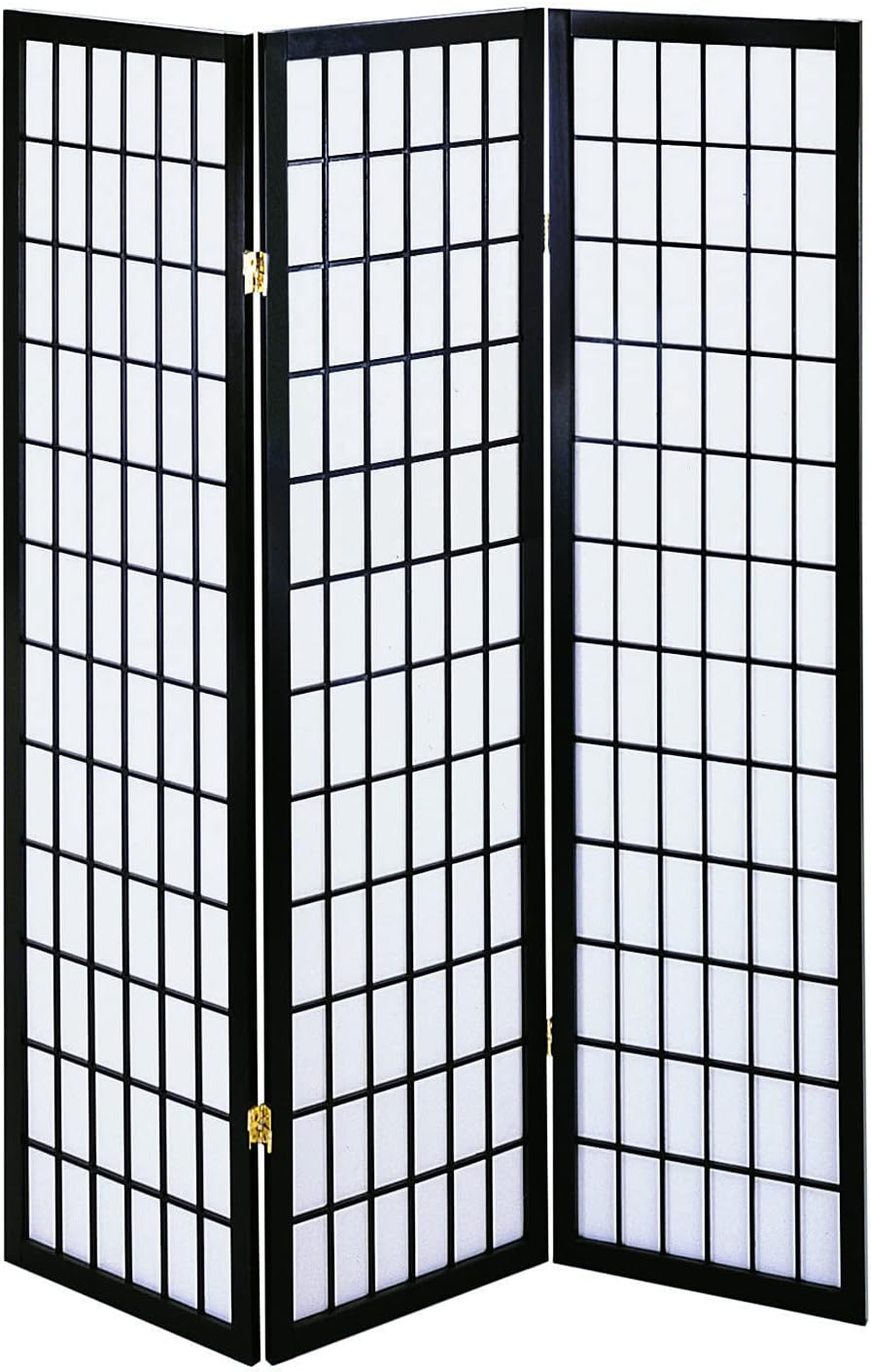 Partition Japanese Style Shock Stand Height 59.1 inches (150 cm), 3 Rows, Kotama, Black, Finished Item, Width 17.7 inches (45 cm), Depth 9.1 inches (2 cm), Height 59.1 inches (150 cm), 4