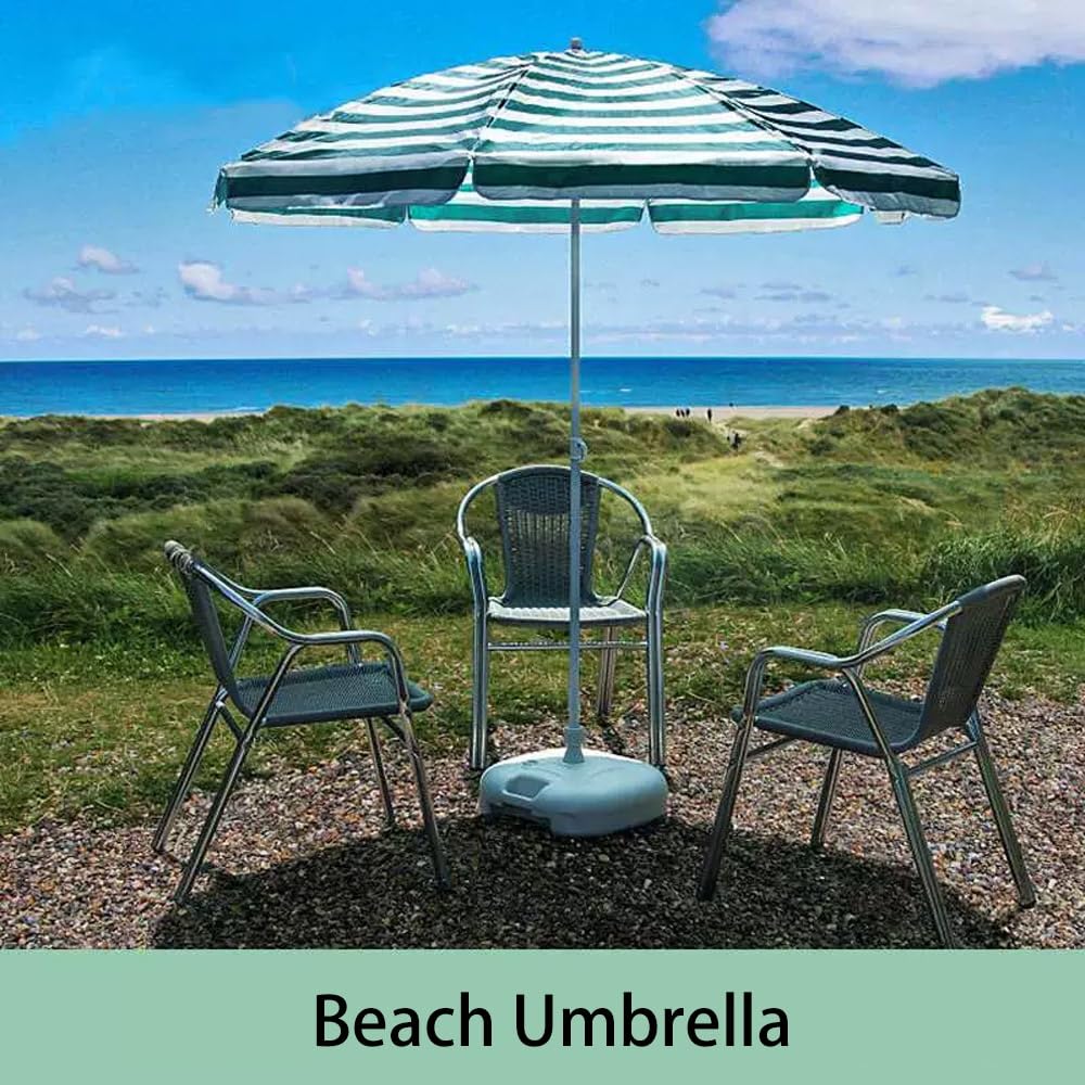Ombrellone da spiaggia pieghevole antivento, 2,2 m/2,5 m, parasole portatile, ombrellone da giardino per balcone, cortile (giallo, 2,2 m/7,2 piedi)