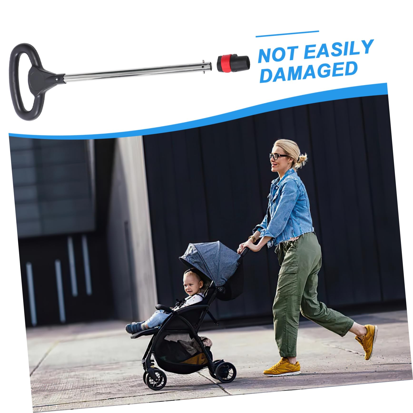 RORPOIR Stroller Accessory Push Car Handle for Toddlers Ergonomic Grip Stroller Handle Bar