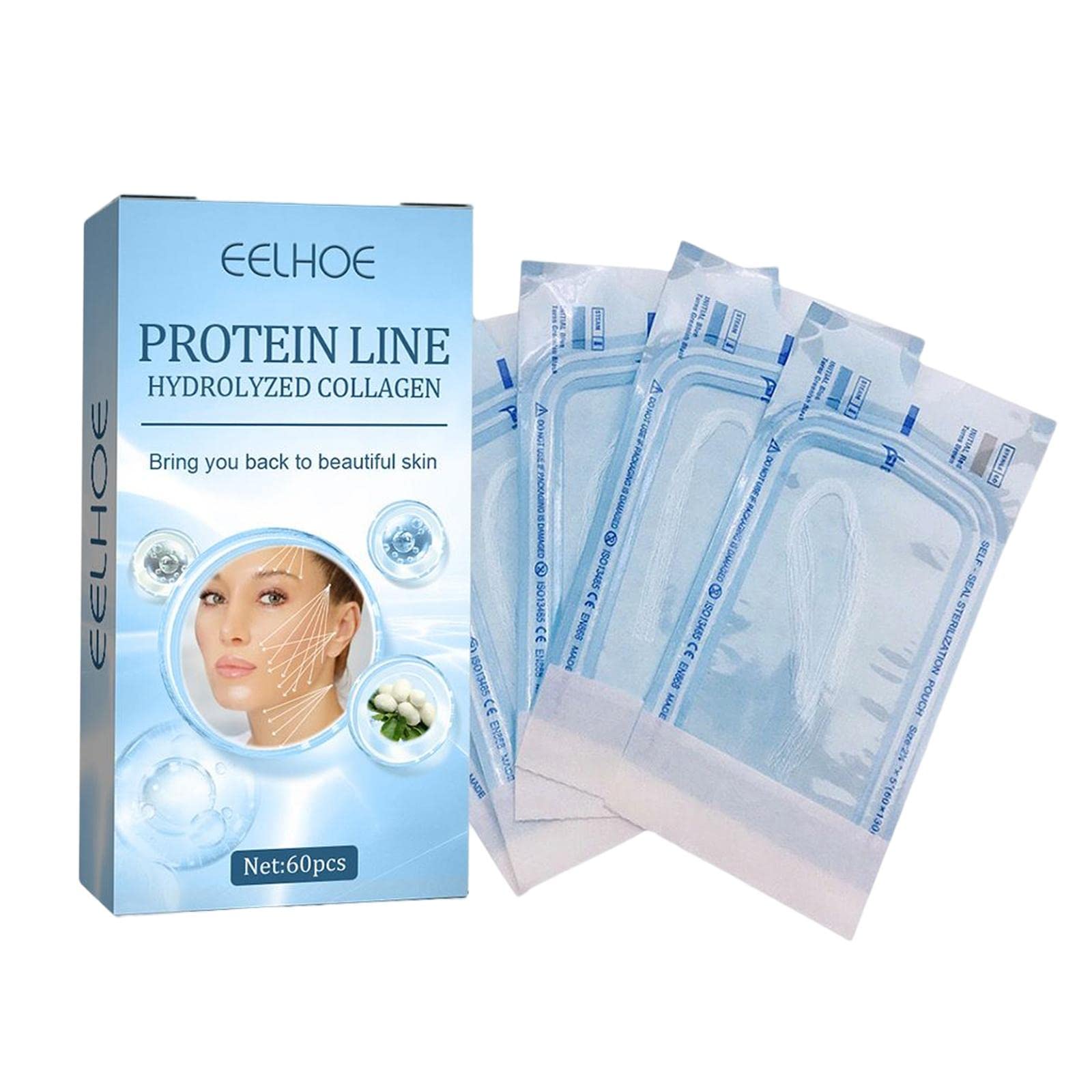 Collagen Supplements Face Protein Threads Wrinkle Firming | Face Lifting Mask Compatible | Nad Supplement Replacement Accessory Kit Model BCOM62039086-image-10