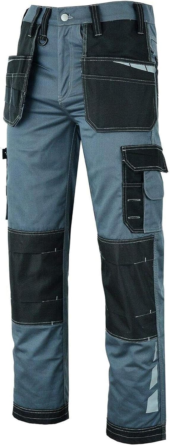 MS9 Men's Work Pants Casual Tactical Trousers Jeans with Holster Pockets