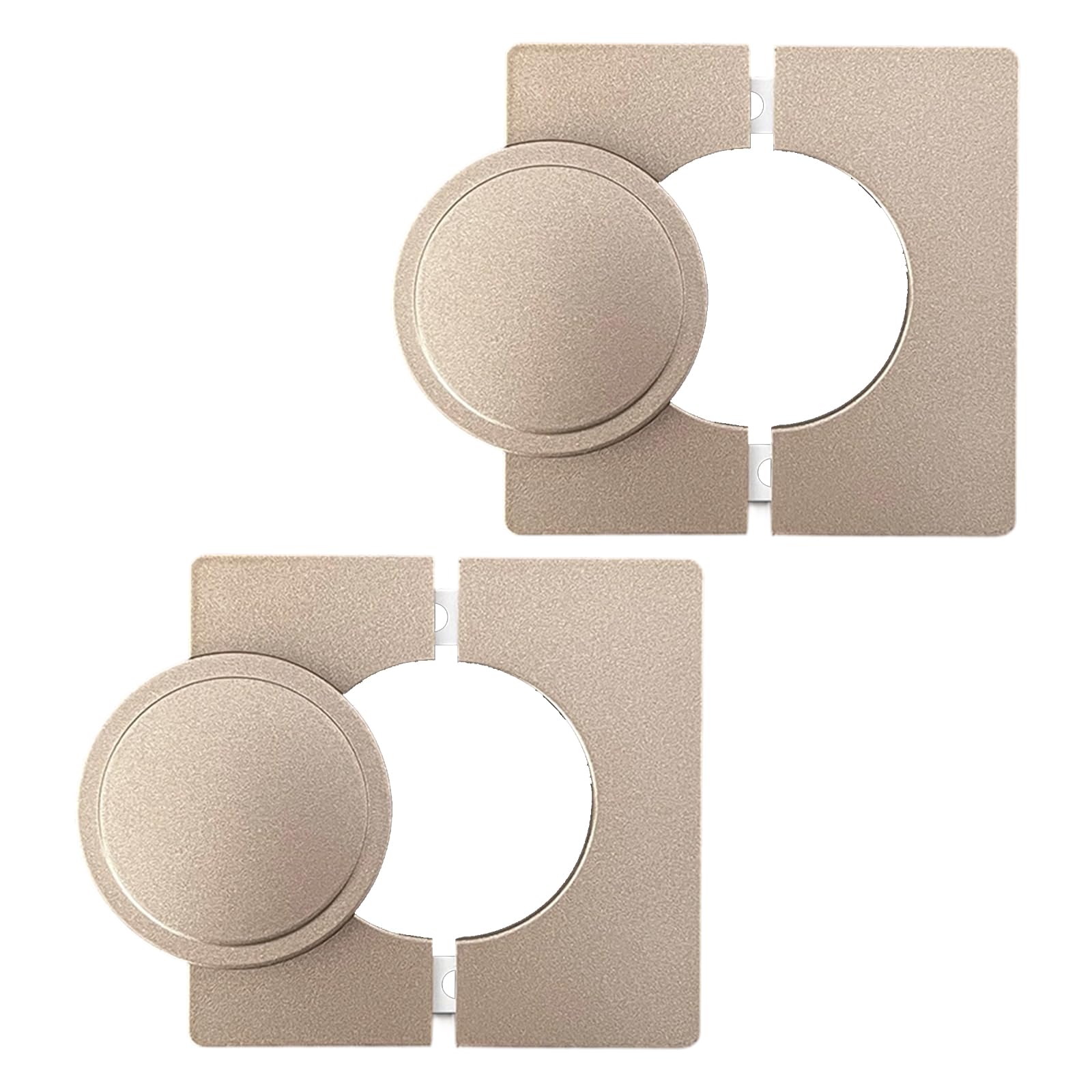 hogtnd 100x100mm Wall Hole Cover Plate for Hiding Unsightly Air Conditioning Pipe Openings Modern Decoration Accessories Dustproof Wall Cover