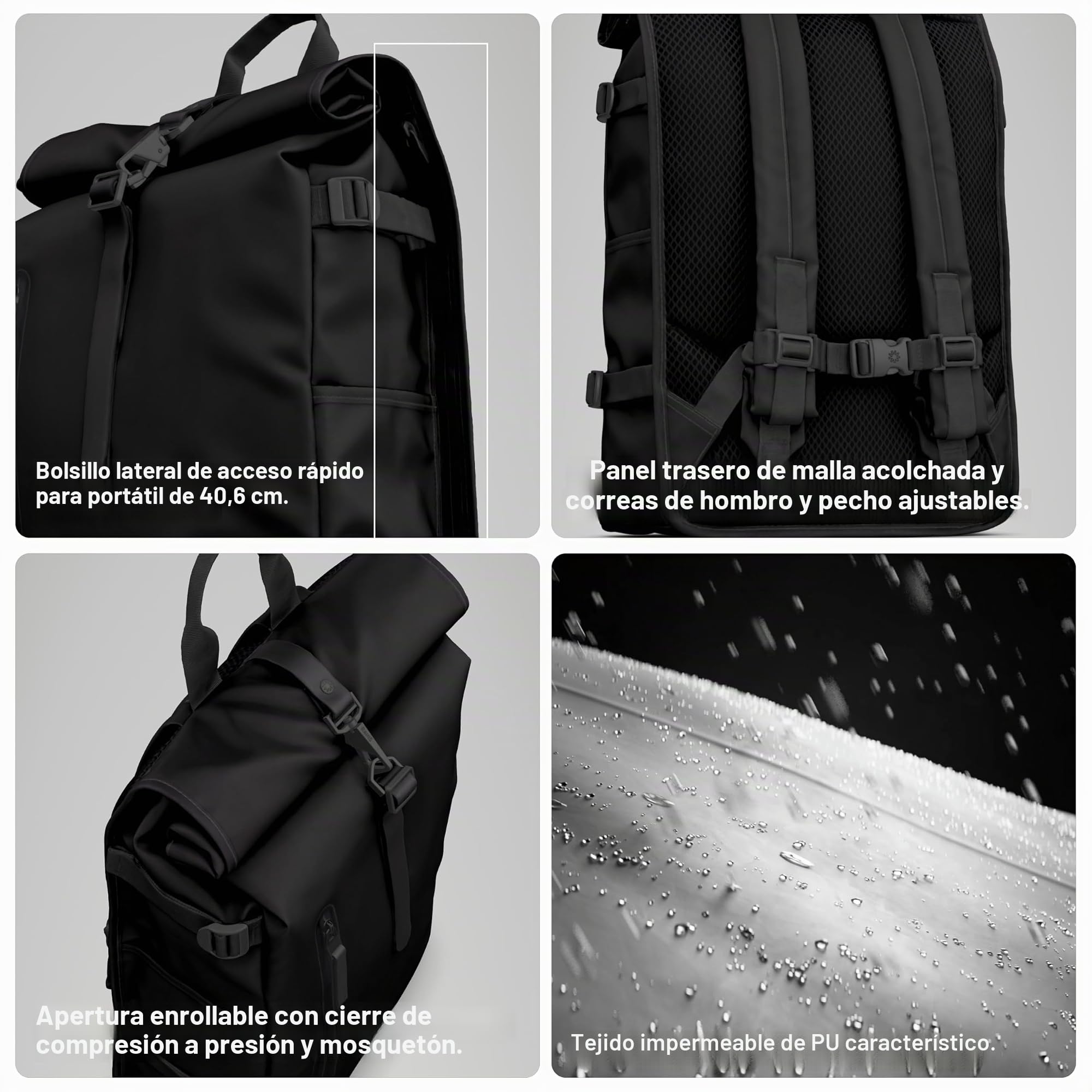RAINS 14590 Backpacks Unisex adulto (Pack de 1)
