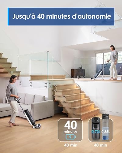 Tineco Floor One S7 Pro Aspirateur Laveur, SmoothPower, Éclairage LED - 5