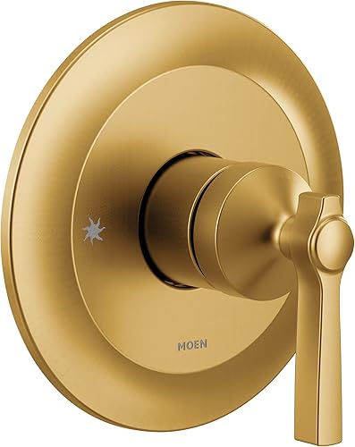 Miniatura 1 de Moen UTS3911BG Flara M-CORE - Kit de moldura de 1 mango, requiere válvula, oro cepillado