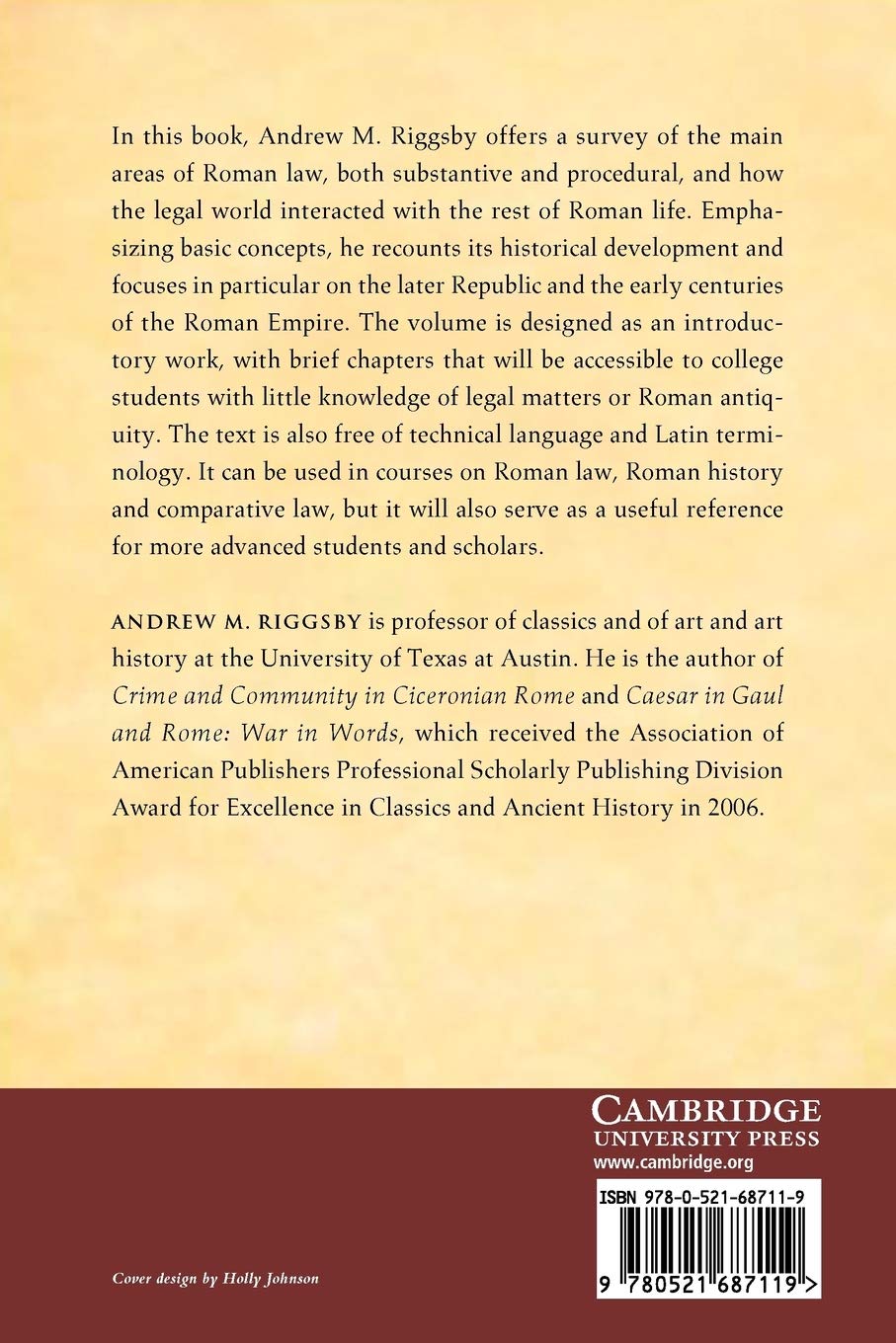 Roman Law and the Legal World of the Romans