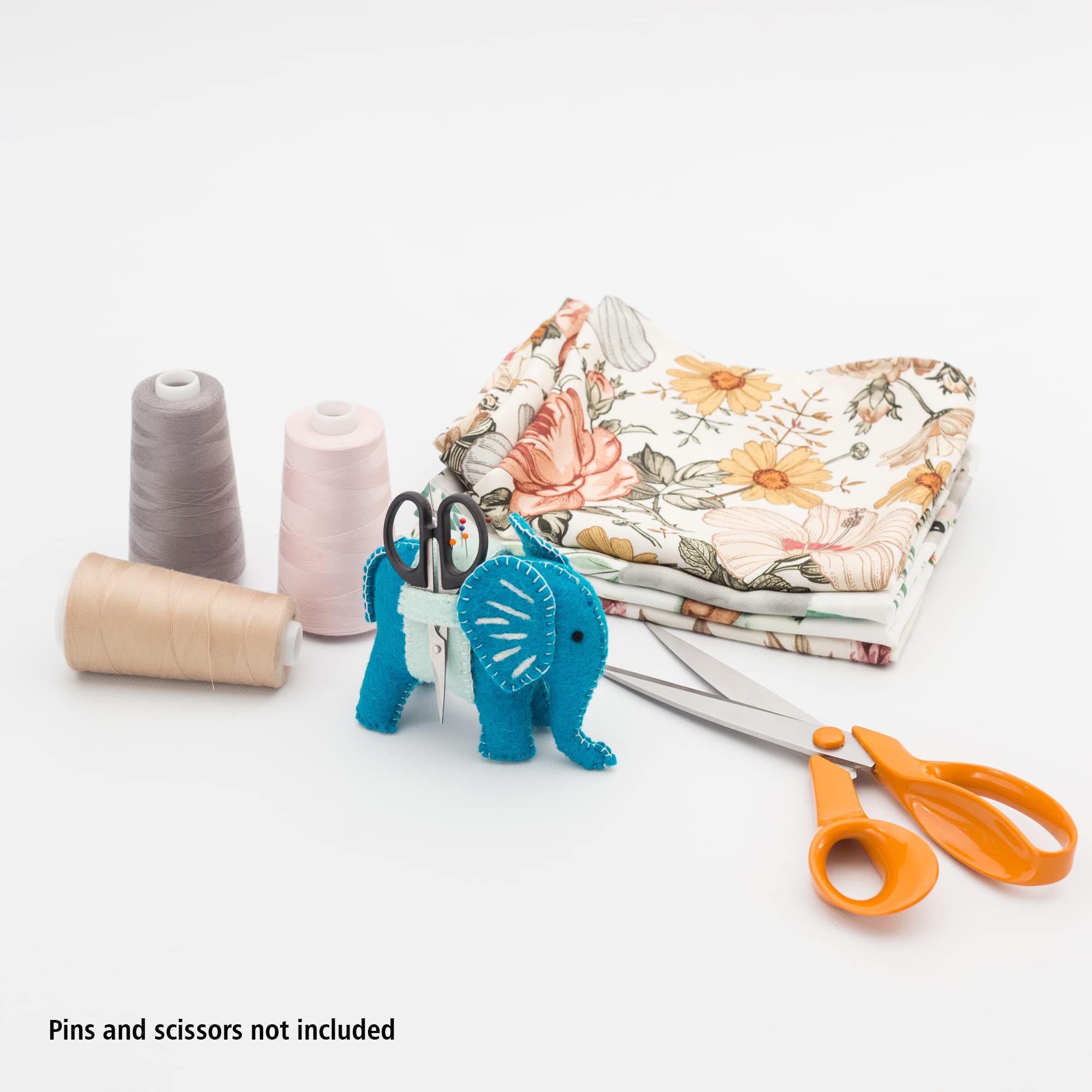 GLACIART ONE Sewing Needles & Pin Cushion Elephant, Turquoise - Image 3