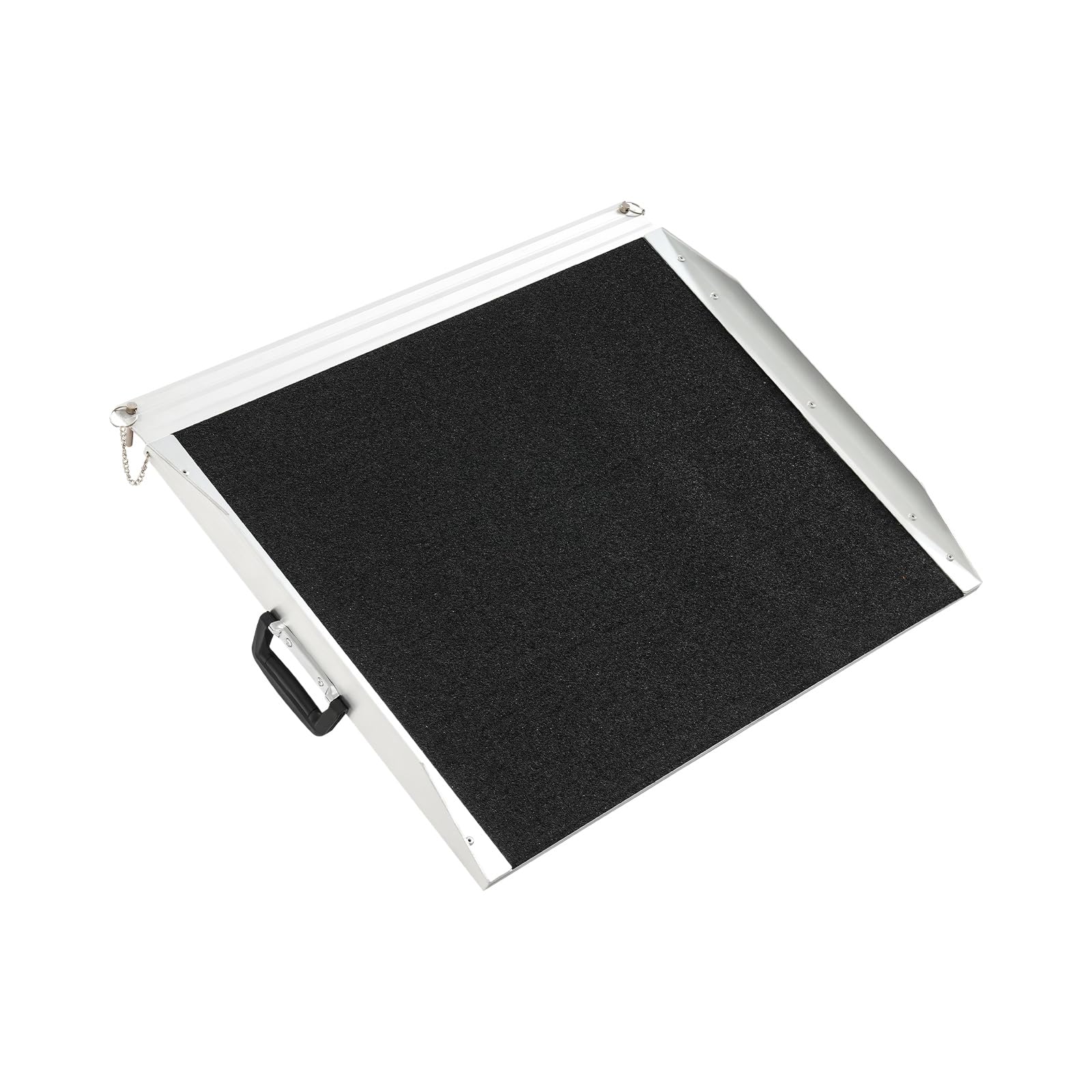 Rampa per sedia a rotelle, rampa per sedia a rotelle, rampe portatili per sedie a rotelle per scale ostacoli casa passi 62x73x5 cm