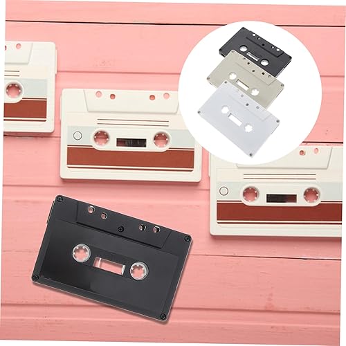 Miniatura 7 de EPIGEIST Paquete de 3 mini cintas de casete para decoración de casete de audio en blanco para caja de rollos escolares de bricolaje