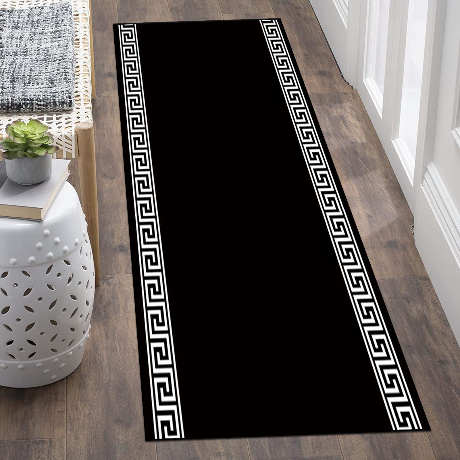 Siunwdiy Tappeti Passatoia Antiscivolo Lavabile 1.4 Metri