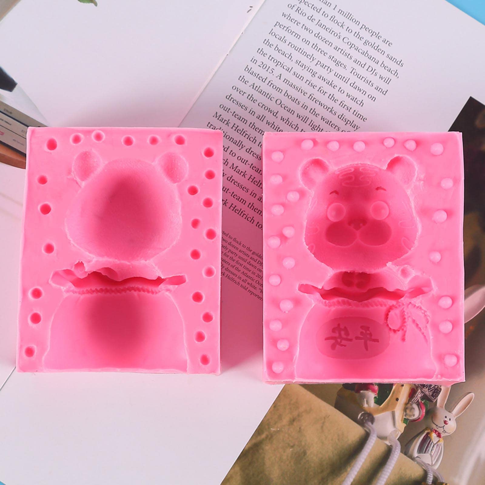 Moldes de fondant en forma de 3D, moldes de chocolate, decoración de pasteles, regalos para los amantes de la repostería