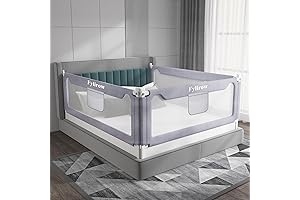 Fylirow King Size Bed Rail - Toddler Safety Keep from Falling and Injury