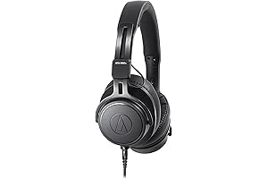 Studio Monitors for Professionals: Audio-Technica ATH-M60XA Closed-Back Headphones