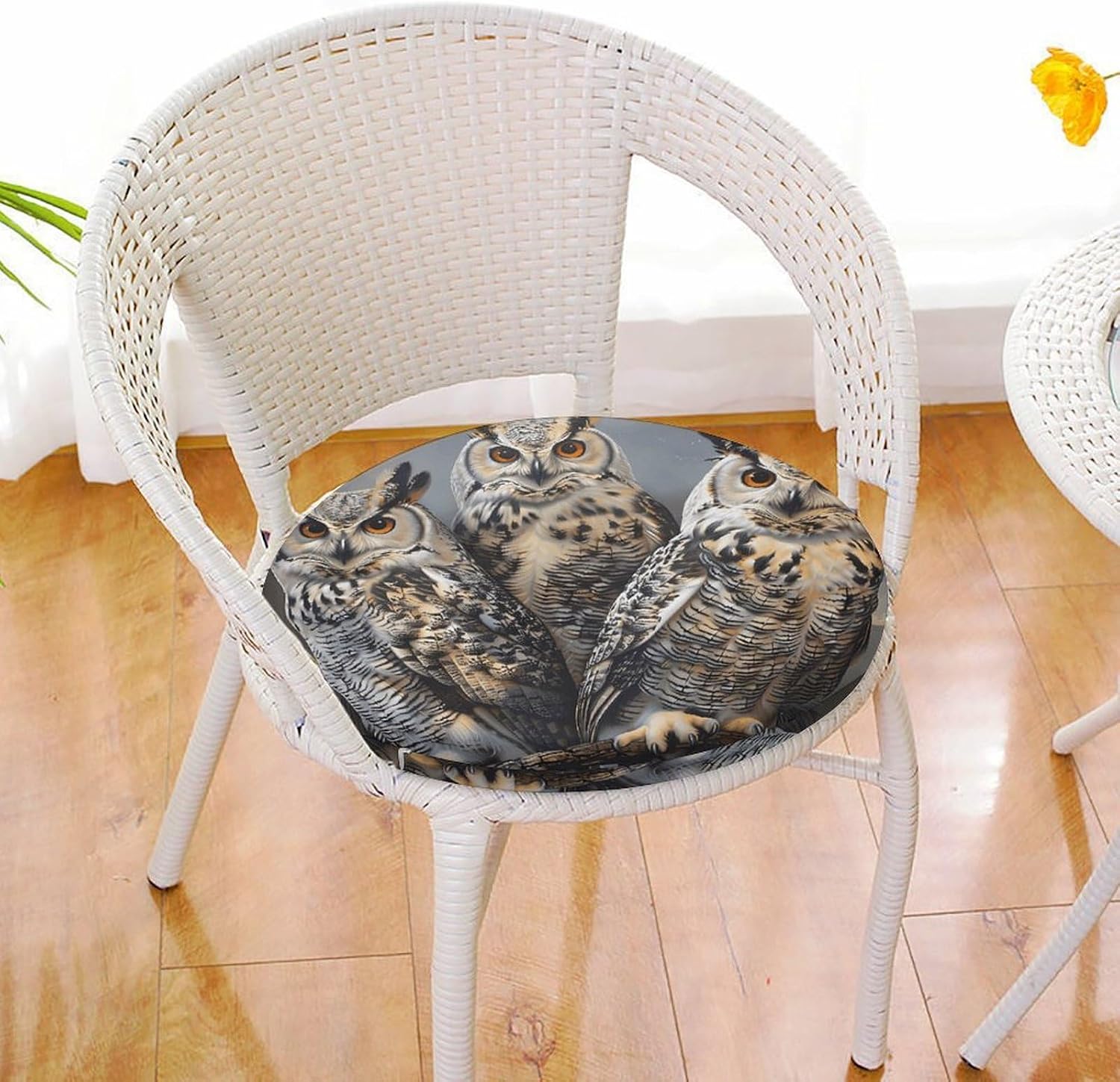 Owl Birds Chair Cushions Floor Pillow Chair Pad